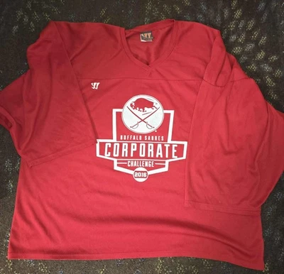 Buffalo Sabres Corporate Challenge Warrior Goalie Cut Jersey 3XL - Image 1 of 4