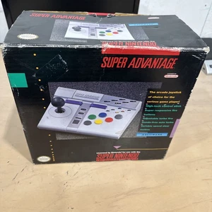SNES Super Advantage Controller Arcade Joystick Nintendo Asciiware Anleitung fehlt - Bild 1 von 10
