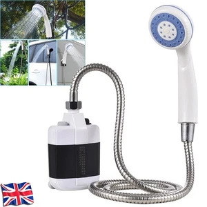 Portable Camping Shower USB Rechargeable Electric Shower Pump for Garden Outdoor - Picture 1 of 15
