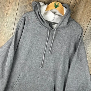 SKIMS Lounge Fleece Hoodie Neu mit Etikett dunkelgrau meliert Herren XL Plüsch Sweatshirt - Bild 1 von 6