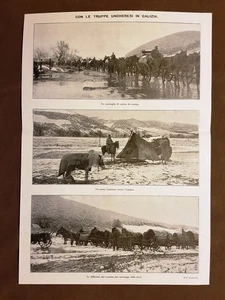 Ungarns Truppen in Galicien 1915 Karpaten WW1 Erster Weltkrieg - Bild 1 von 1