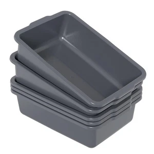 8 L Plastic Bus Tub, Small Commercial Bus Box, 5 Packs - Picture 1 of 7