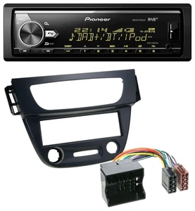 Pioneer Bluetooth USB DAB MP3 Autoradio für Renault Megane 3 09-14 Quadlock schw - Bild 1 von 6