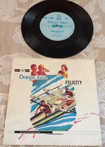Orange Juice: Felicity 7" UK Vinyl Single (1982 Polydor) - Picture 1 of 2
