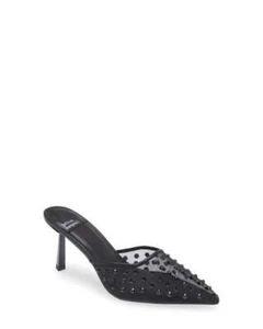 Jeffrey Campbell Women's Black Romance Me Pointy Toe Mule Size 8 - Picture 1 of 5