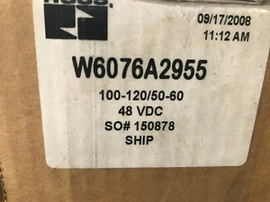 Ross Controls W6076A2955 Pneumatic Valve 48VDC 100-120/50-60 - Picture 1 of 2