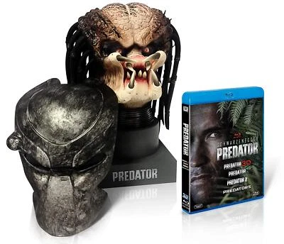 Predator 3D Ultimate Hunting Trophy Head Bust 4 Disc Blu-ray Japan Plays English - Image 1 of 4