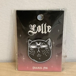 Lolle Mond Katze Emaille Anstecknadel Button Neu Whatever Company 2021 - Bild 1 von 4