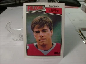 1987 Topps Football #249 - Dave Archer - Atlanta Falcons  87-041 - Picture 1 of 2