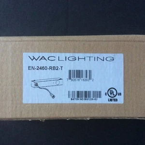 _NEW WAC Lighting EN-2460-RB2-T Black Remote Power Supply 24 Volt 60W AC Class 2 - Picture 1 of 1