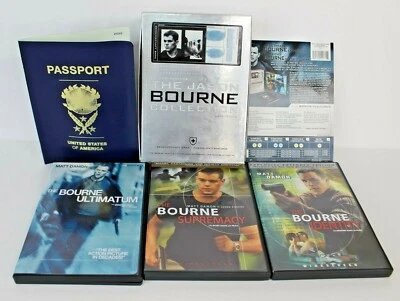 The Jason Bourne Collection DVD 3 Disc Set + Limited Edition Bonus Disc Complete - Image 1 of 4