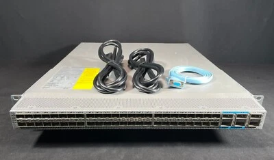 Cisco N9K-C92160YC-X Nexus 9200 with 48p 1/10G/25G SFP+ 4p 100G QSFP28 2xAcPower - Image 1 of 4