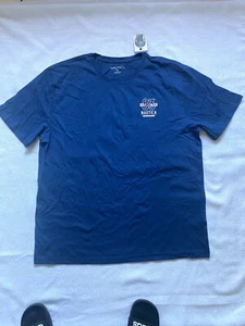 Nautica Sailing Crew 1983 T Shirt Estate Blue Size LARGE New - Picture 1 of 5