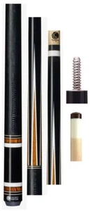 NEW Lucasi  LZSE2 - Mystic Black Maple Cue - 12.75mm Zero Flexpoint Shaft - Picture 1 of 2