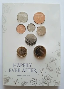 2022 Royal Mint Happily ever after Stempelglanz 8 Münzen Hochzeit Set - Bild 1 von 10