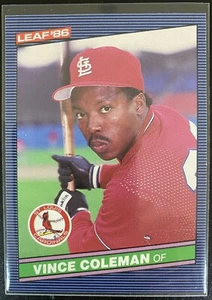 $1 - 1986 Donruss Leaf Canadian #115 Vince Coleman RC Cardinals NM-MT - Picture 1 of 1
