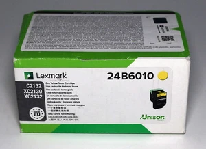 Cartouche de toner Lexmark jaune jaune 24B6010 C2132 XC2130 2132 - Photo 1/1