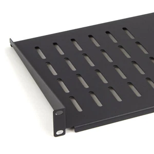 Air Ventilateur Fixé Bras Étagère Noir pour 48.3cm Données Armoire 250mm/350mm - Photo 1/16