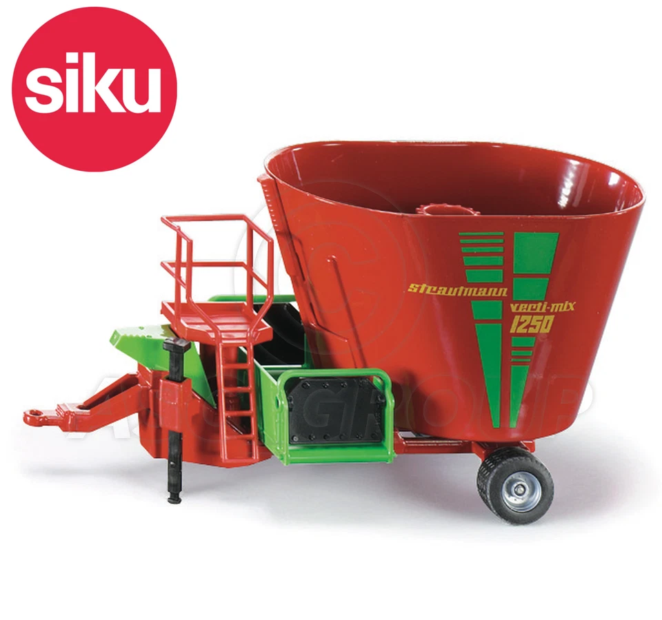 SIKU NO.2450 1:32 STRAUTMANN VERTI-MIX 1250 VAGÓN MEZCLADOR DE FORRAJE Modelo Dicast Juguete Foto 1 de 3