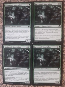 MTG - 4 x Backwoods Survivalists - Eldritch Moon - Picture 1 of 1