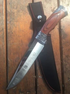 Cuchillo pegatina JL 058 Full Tang supervivencia militar Bowie campamento caza cerdo - Imagen 1 de 5