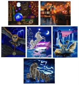 Craft Buddy Cristal Art Kit Avec Lumières LED ~ Monté Diamant Gemme Peinture - Afbeelding 1 van 29