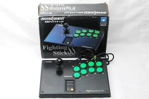 Sega Saturn SS HORI fighting stick joystick Controller HSS-07 Boxed Japan Tested - Picture 1 of 18