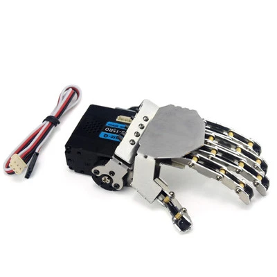 New DIY 5 Fingers Humanoid Manipulator Clamp Left Hand With Servo for Robot - Image 1 of 4