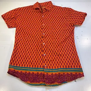 LOUD ORIGINALS RETRO VINTAGE STYLE GROOVY HIPPIE SHIRT Mens M 15 38 - Picture 1 of 5
