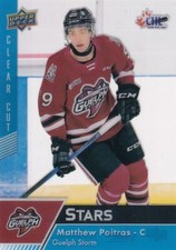 2022-23 Upper Deck CHL Matthew Poitras CLEAR CUT # 337 Bruins Storm