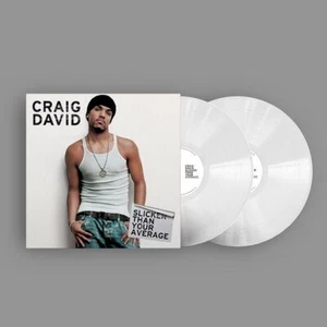 CRAIG DAVID - SLICKER THAN YOUR AVERAGE: 20TH ANNIVERSARY 2X WHITE VINYL LP - Picture 1 of 2
