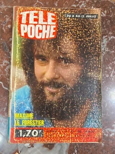 REVUE LIVRE TÉLÉ POCHE 1974 N° 430 MAXIME LE FORESTIER PAS DISQUE VINYLE CD - Imagen 1 de 1