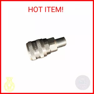 Acoplador Milton S-776 1/4" MNPT estilo A, plateado - Imagen 1 de 1