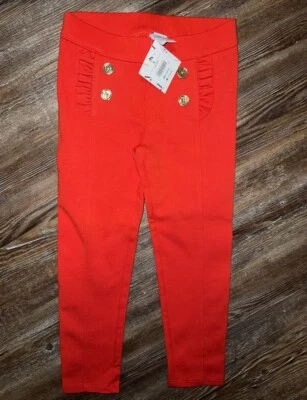 NUEVO CON ETIQUETAS Janie and Jack Leggings Rojo 4 Foto 1 de 2
