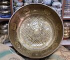Extra Large flower of life Engraved standing Singing Bowl- 24" Best Quality Bowl