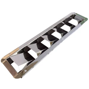ISURE MARINE Boat 304 Stainless Steel Louver Air Vent 6 Slots Ventilation - Foto 1 di 5