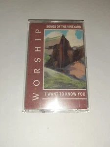 RARE Worship Songs Of The Vineyard I Want You To Know Music Cassette Tape 1990 - Picture 1 of 11