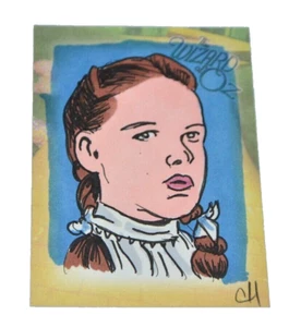 The Wizard of Oz BREYGENT SIGNED  Rare COLOR DOROTHY  1/1 SKETCH AUTOGRAPH Card - Picture 1 of 2