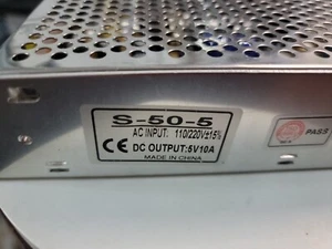 Switch Power Supply Transformer AC 110v-220v To DC 5V10A Adapter For Led Strip - Picture 1 of 3