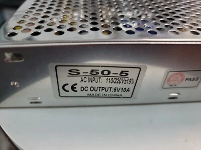 Switch Power Supply Transformer AC 110v-220v To DC 5V10A Adapter For Led Strip - Image 1 of 3