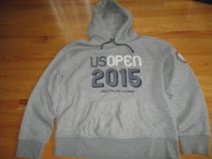2015 US OPEN TENNIS Polo Ralph Lauren (XL) Hooded Sweatshirt Novak Djokovic - Picture 1 of 5