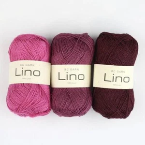 BC Garn LINO 100% linen sport weight yarn - 50 gr / 1.8 oz - 150m / 164 yards - Picture 1 of 39