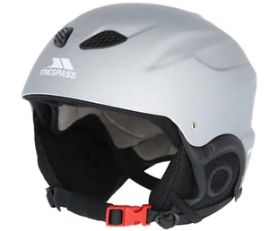 Trespass Burlin Junior Ski/Snowsport Helmet Unisex Small 48-52cm Silver New - Picture 1 of 4