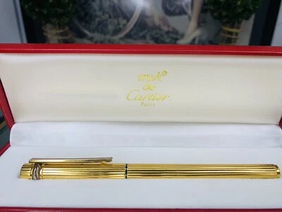 Pluma Estilográfica Cartier Must de Cartier Oro 18K con Caja Foto 1 de 4