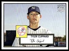 2007 Topps Rookie 1952 Edition 33 Tyler Clippard Yankees Baseball Card