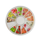 Nail Art Decoration Tips Fruit Fimo Wheel NEW Best Price 3D Acrylic UV 120 PCS