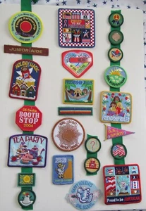 Assortment of 24 Girl Scout Badges / Patches Friendship / Achiever & many more - Picture 1 of 11
