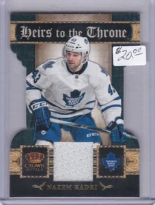 Panini 2011 Heir to the Throne Nazem Kadri Toronto Maple Leafs Patch - Bild 1 von 1