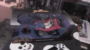 JADA Marvel Spiderman Die-Cast metal Figure Buggy 1:24 Scale car large box rare - Picture 1 of 17