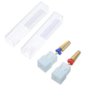 Brocas para uñas de acrílico 2 piezas Brocas para uñas Cabezal de broca para manicura para el hogar - Imagen 1 de 12